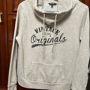 George Light Grey Cowl Sweater